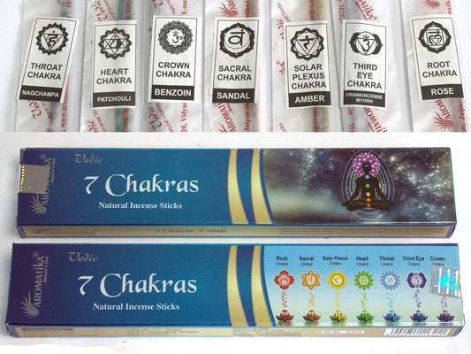 Vedic - Incense Sticks - 7 Chakras - Luna Panther alternate view