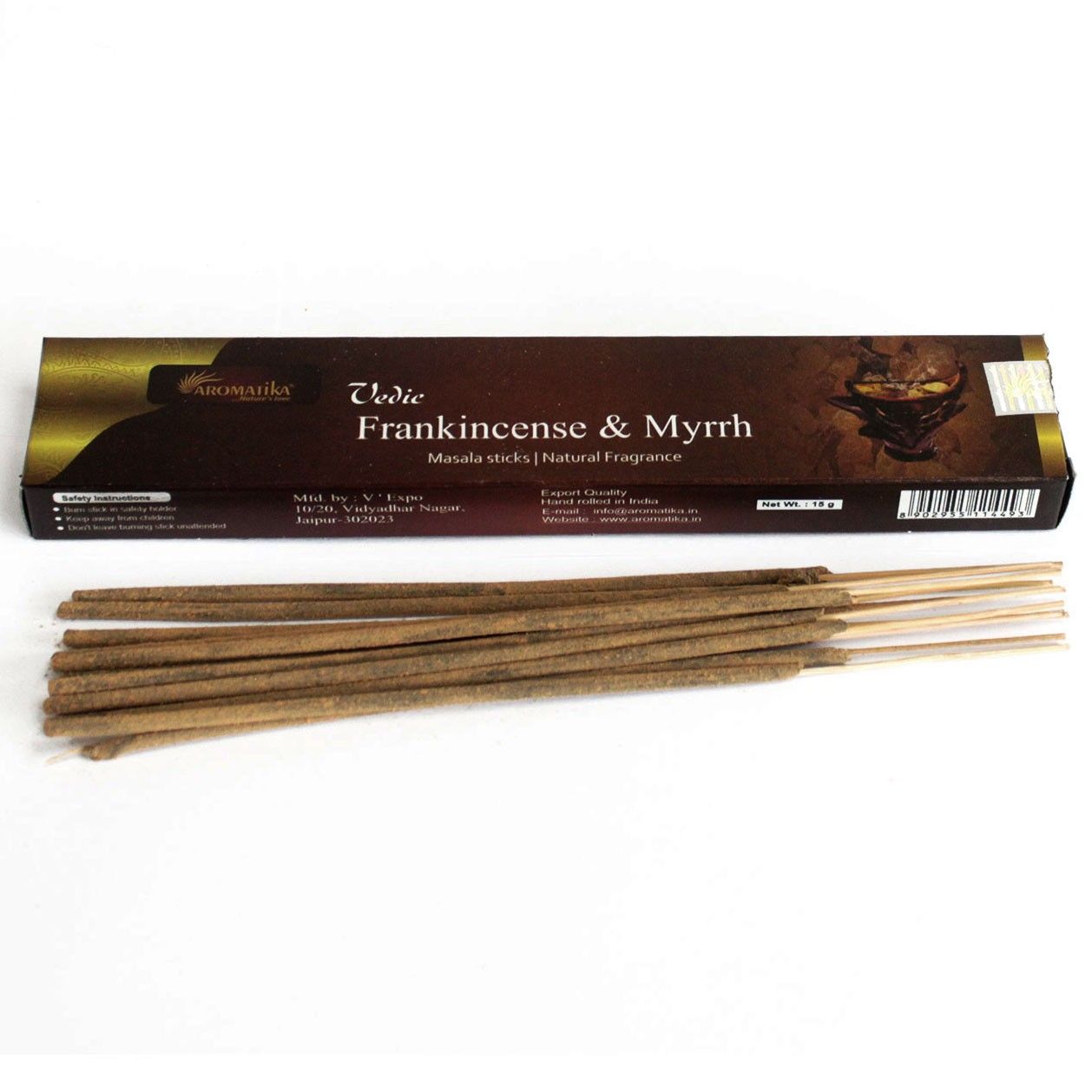 Vedic - Incense Sticks - Frank & Myrrh - Luna Panther