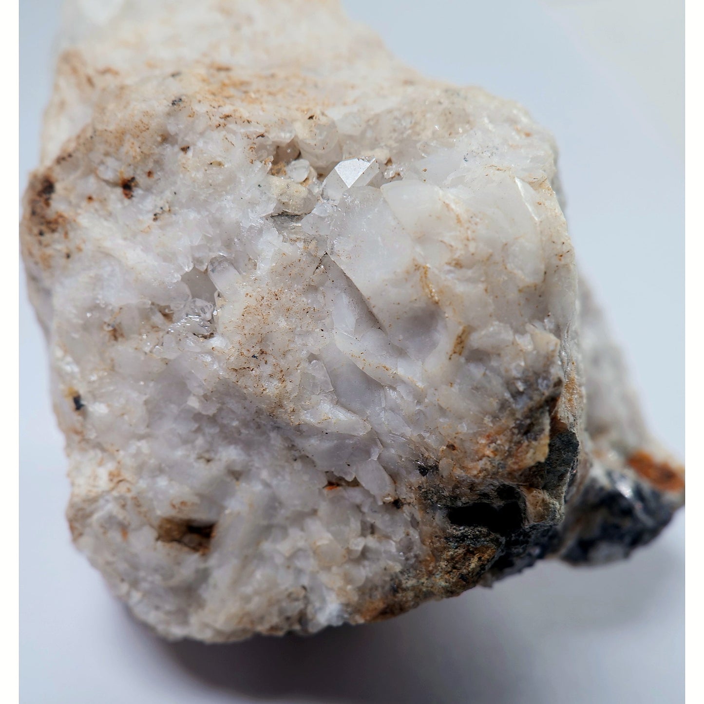 White Calcite Crystal Cluster - 67g - Luna Panther
