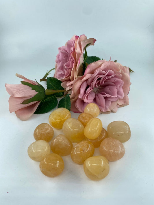 Polished Yellow Aventurine - Tumble Stone featuring green tone with subtle sparkle - Luna Panther