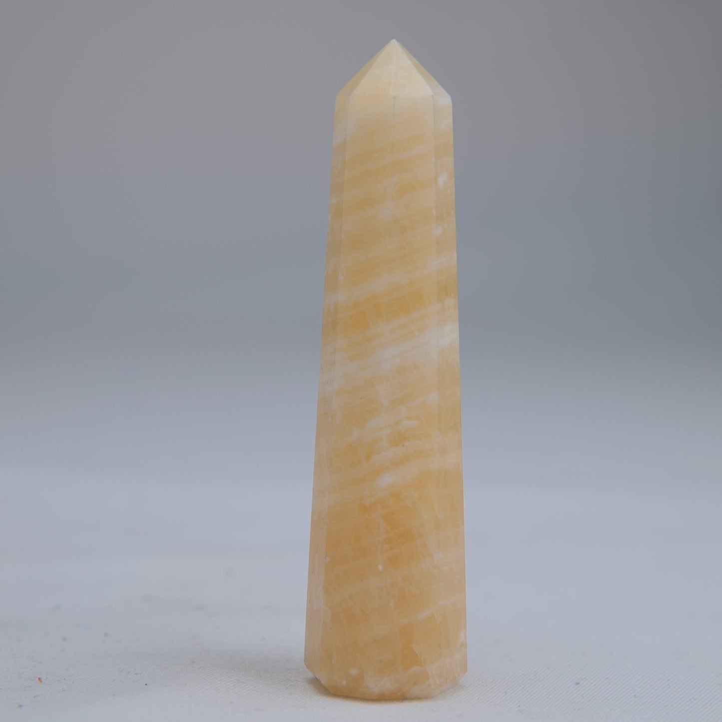 Yellow Banded Calcite Tower 72mm 34g - Luna Panther