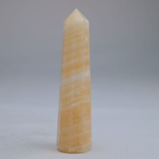 Yellow Banded Calcite Tower 72mm 34g - Luna Panther alternate view