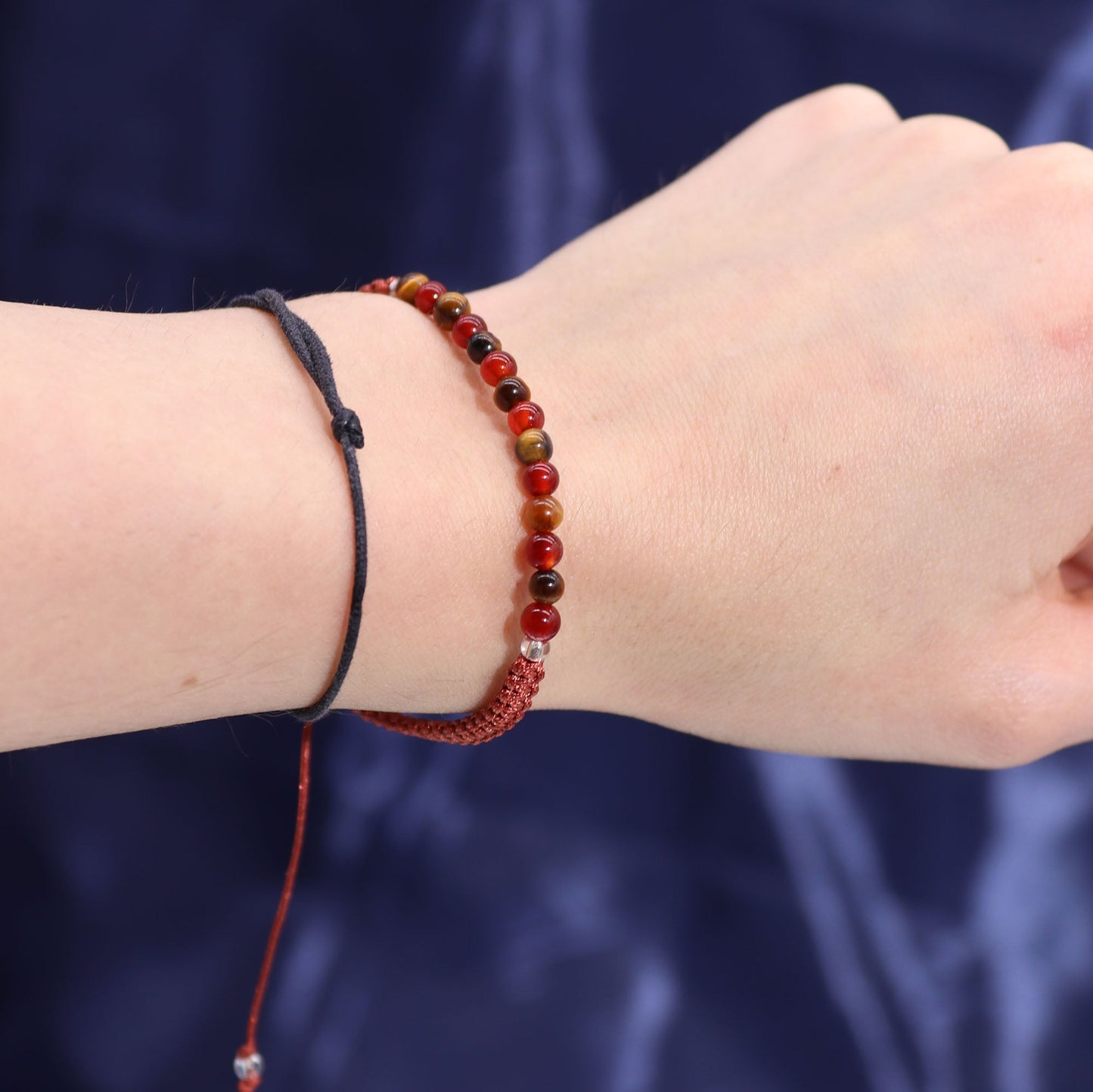 Zodiac Crystal Candle with Gemstone Bracelet - Leo - Luna Panther