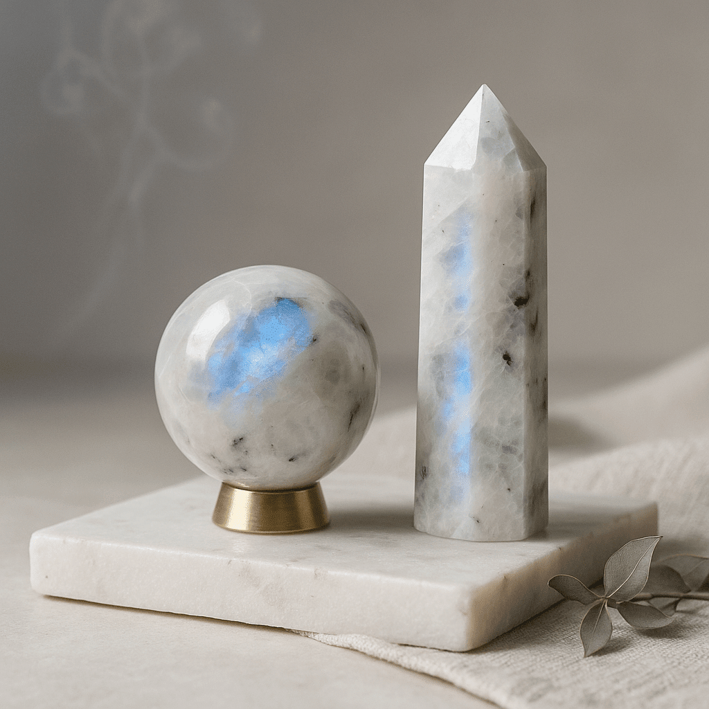 Rainbow Moonstone: Awaken Intuition & New Beginnings 🌙✨ - Luna Panther