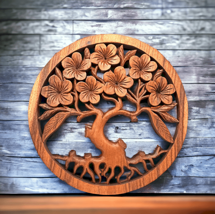 Decorative Wooden Panels – Hand-Carved Animals