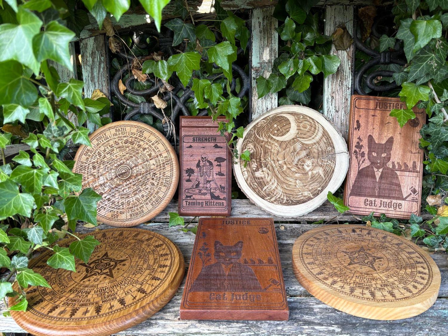 Wooden Spiritual Tools & Altar Decor