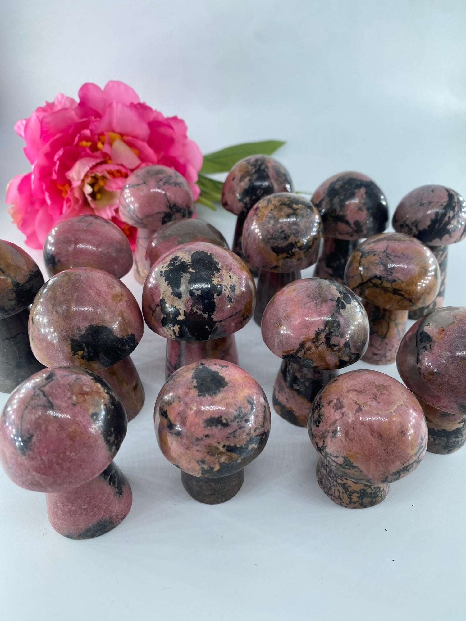 Rhodonite Mushrooms