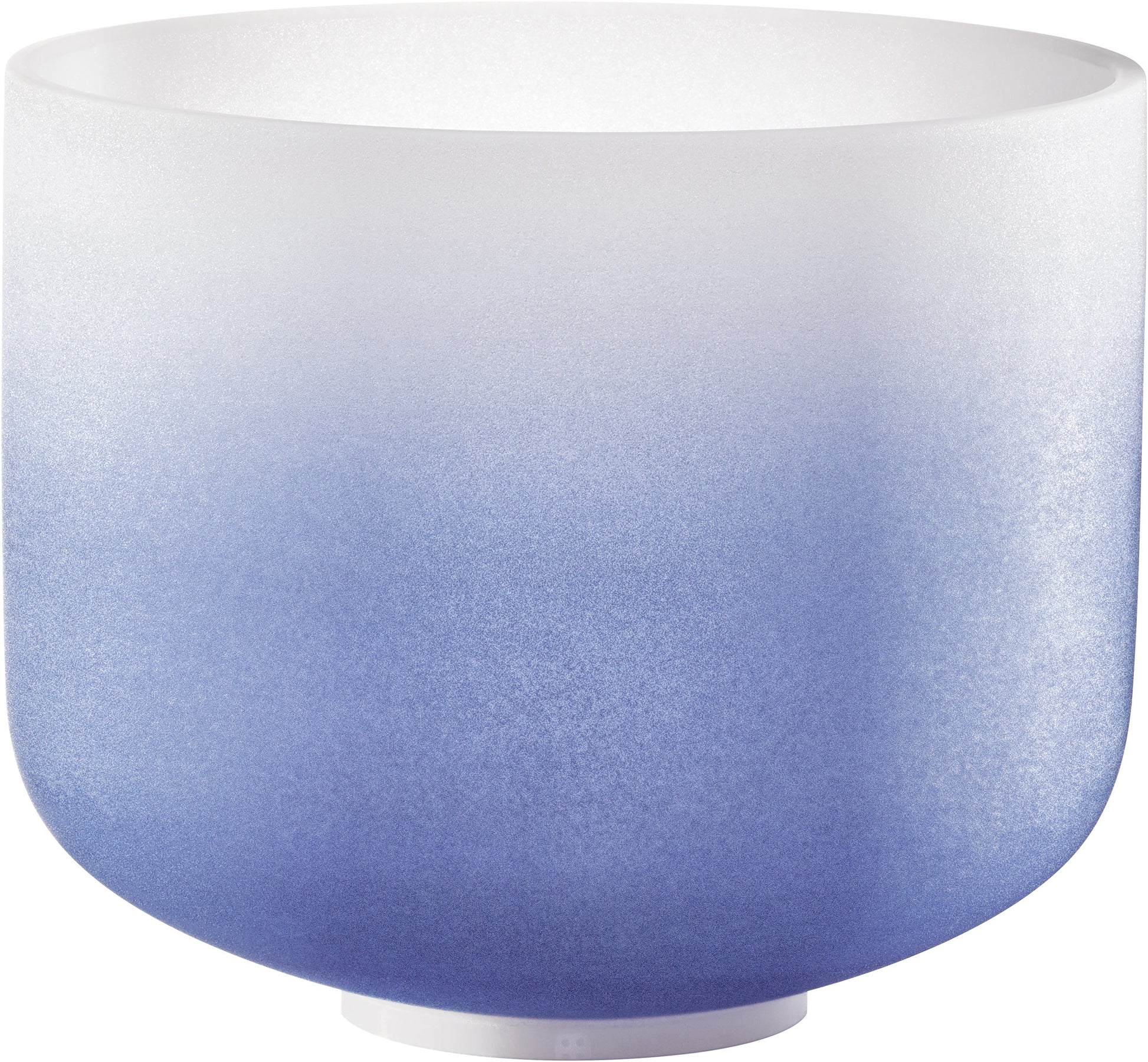 MEINL Sonic Energy Color-Frosted Crystal Singing Bowl 9" - A4/Brow Chakra/440 Hz - Dark Blue at Luna Panther
