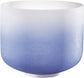 MEINL Sonic Energy Color-Frosted Crystal Singing Bowl 9" - A4/Brow Chakra/440 Hz - Dark Blue at Luna Panther
