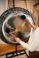 MEINL Sonic Energy Om Gong 36" - 136.10 Hz/C#2/Heart Chakra detail view 4 at Luna Panther