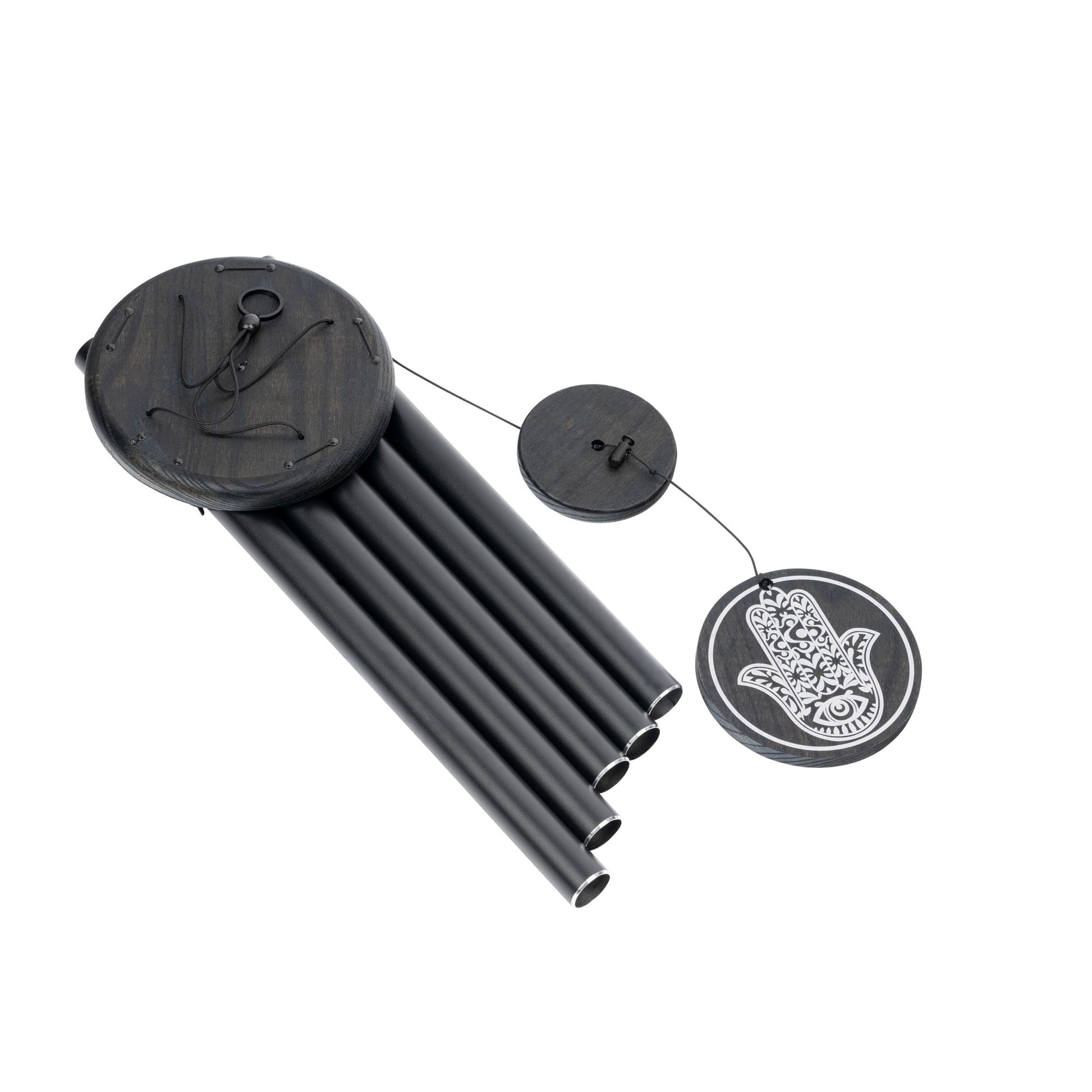 MEINL Sonic Energy Hamsa Meditation Chime 36"/90 cm - 432 Hz - Black detail view 9 at Luna Panther
