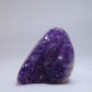 Uruguay Amethyst druzy freeform 118g – full front view