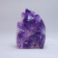 Uruguay Amethyst druzy freeform 187g – full front view