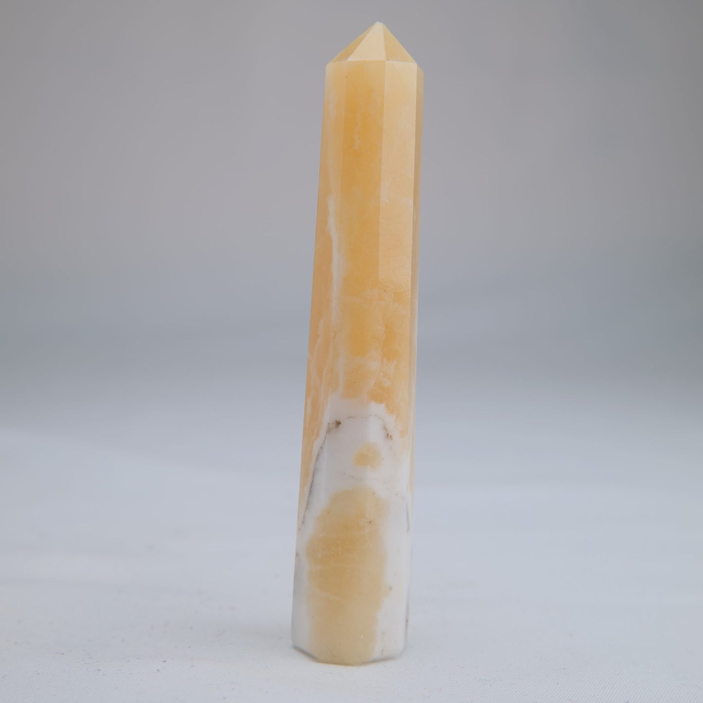 Yellow Banded Calcite Point 71g additional-2