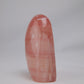 Rose Calcite Freeform, 254g, rose calcite freeform 254g front left view