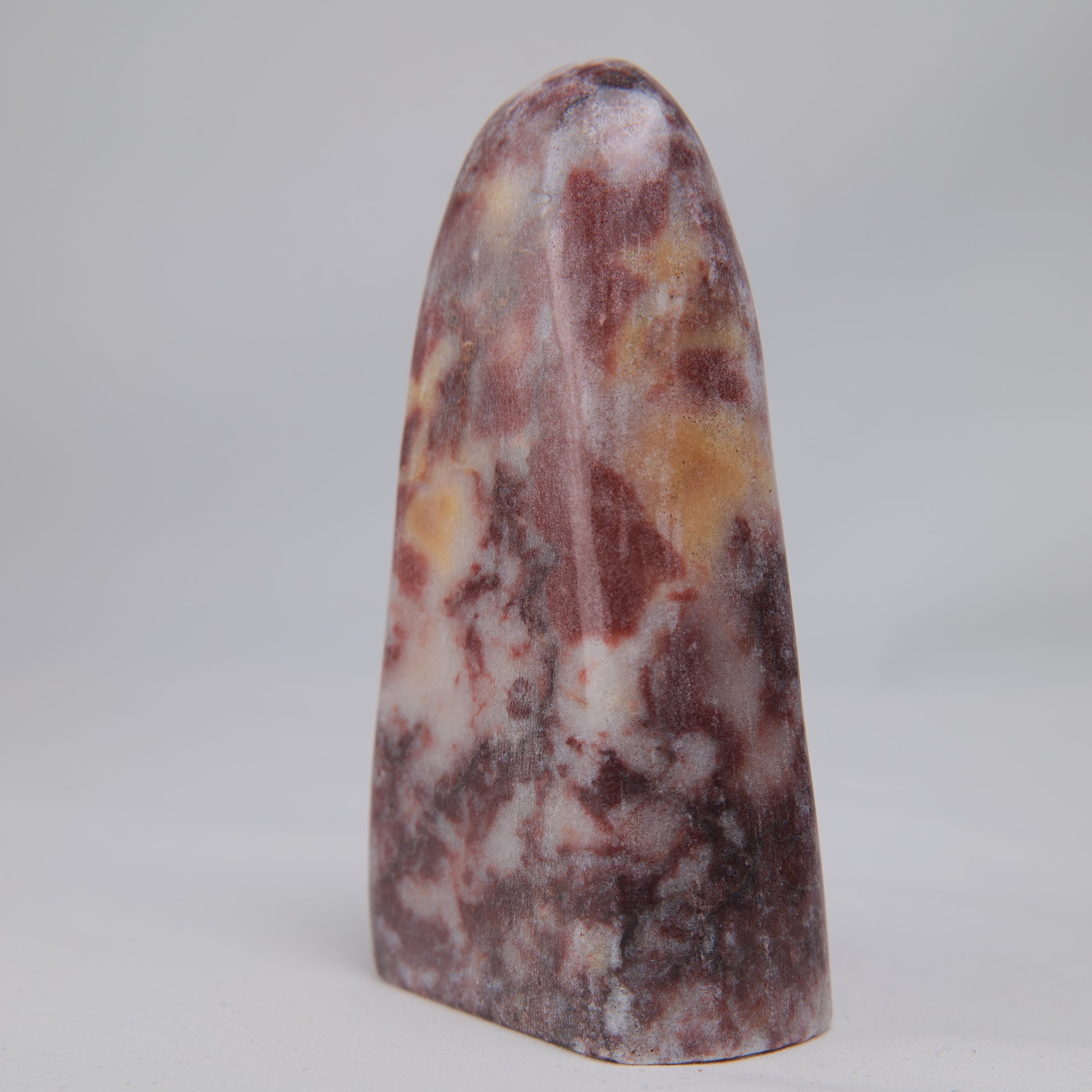 Strawberry Calcite Freeform, 263g, strawberry calcite freeform 263g front left view