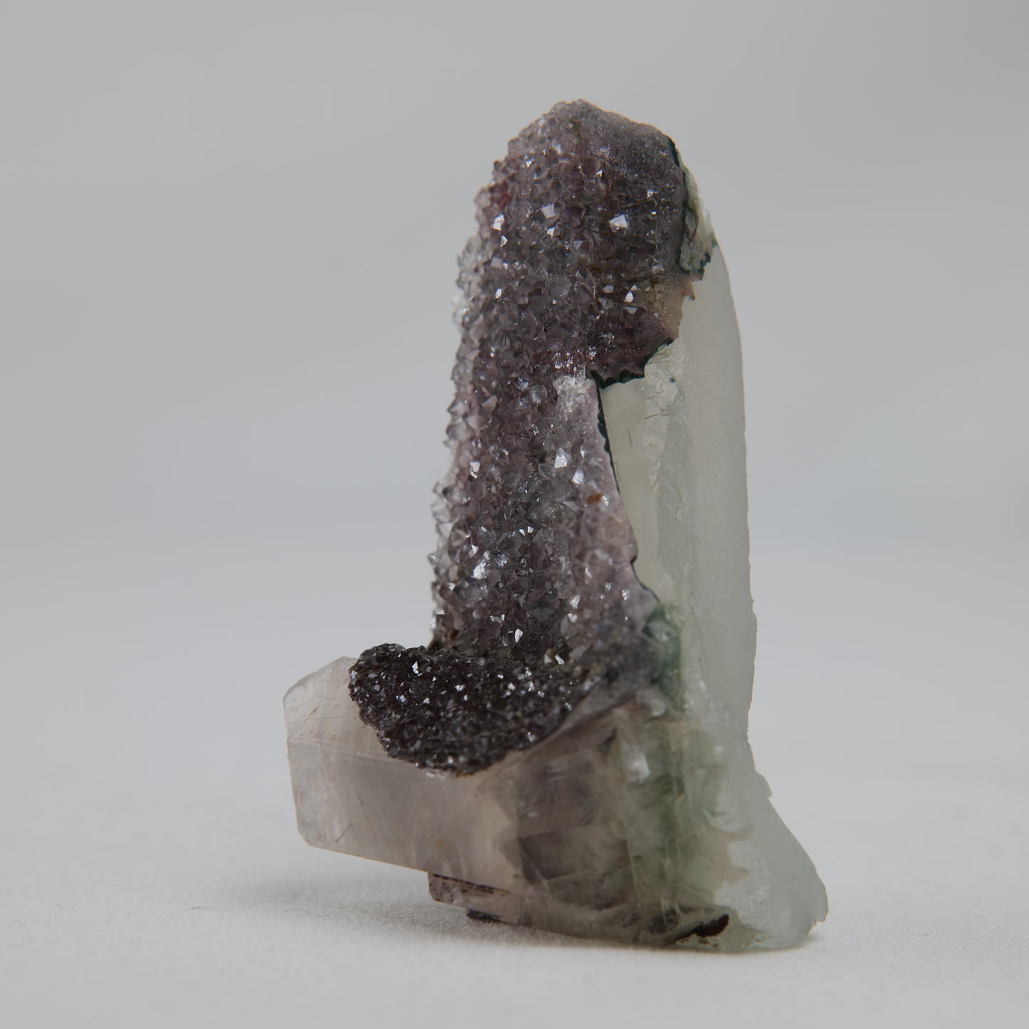 Sugar Amethyst druzy, 40g, front left view
