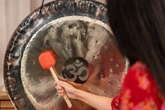 MEINL Sonic Energy Gong Mallet Small - Sweet Tangerine detail view 2 at Luna Panther alternate view