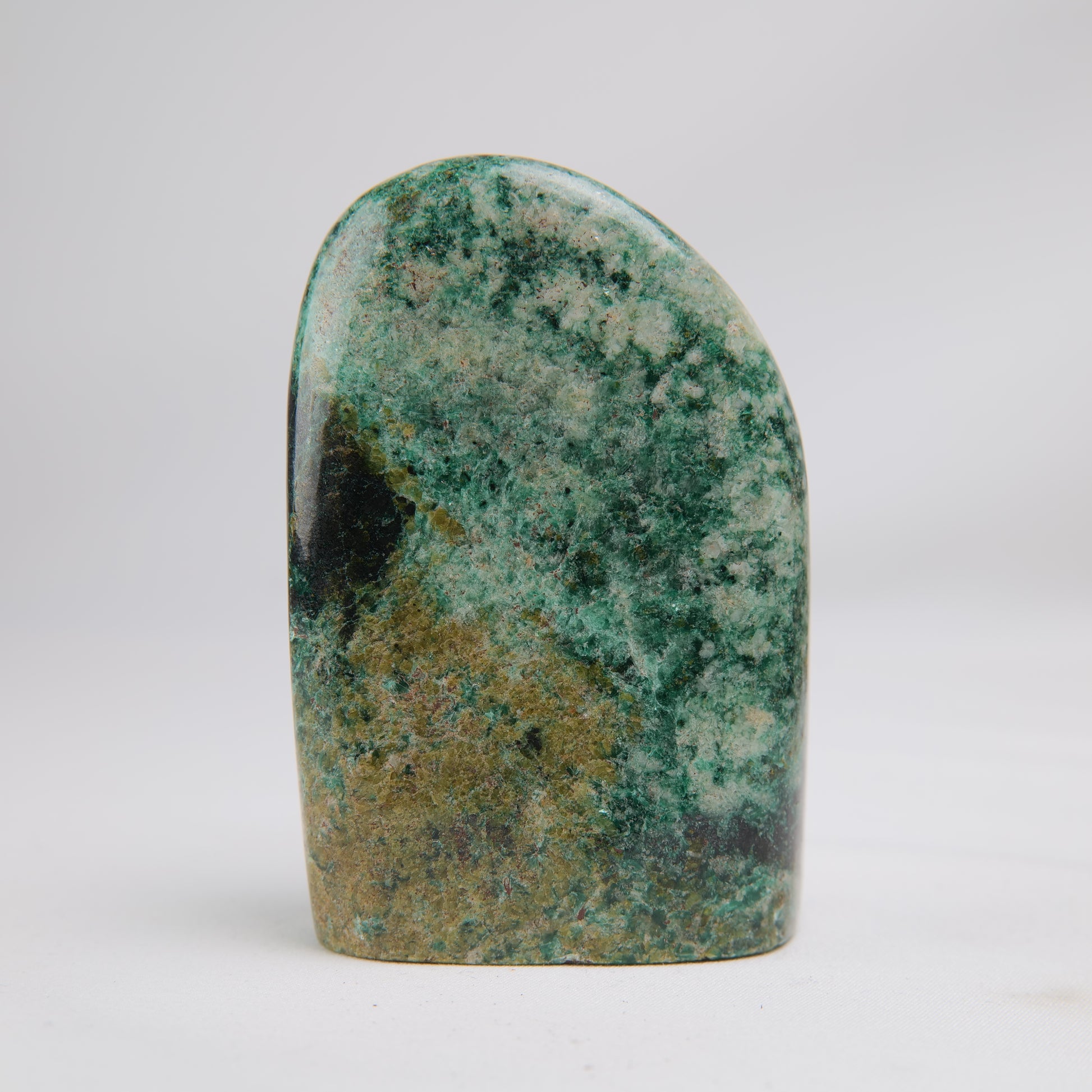 Green Aventurine Freeform, 286g, green aventurine freeform 286g reverse view