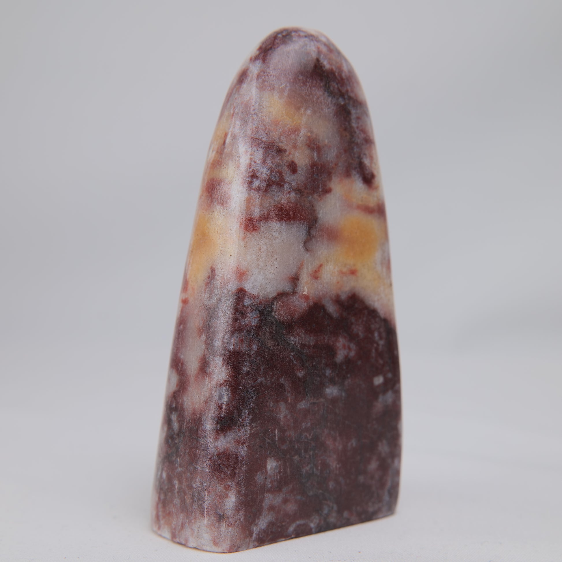 Strawberry Calcite Freeform, 263g, strawberry calcite freeform 263g front view