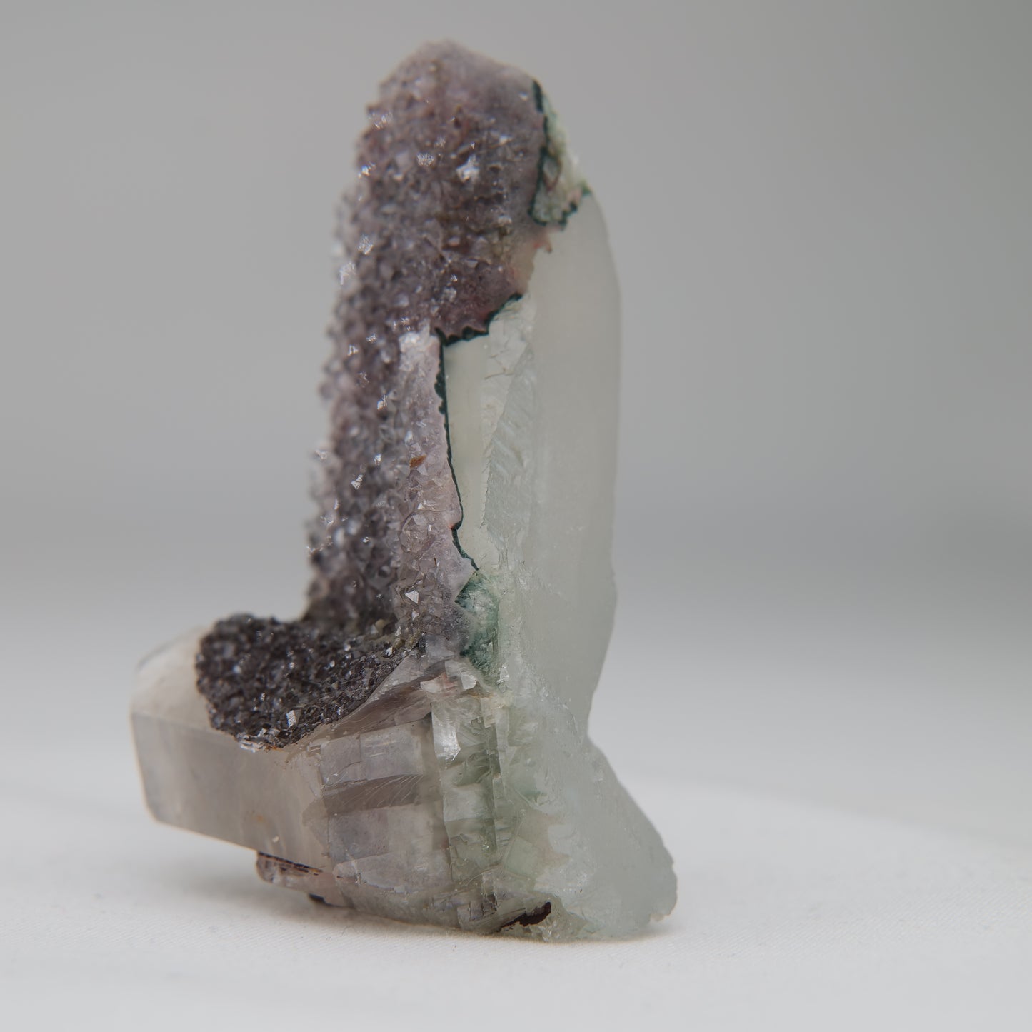 Sugar Amethyst druzy, 40g, front right view