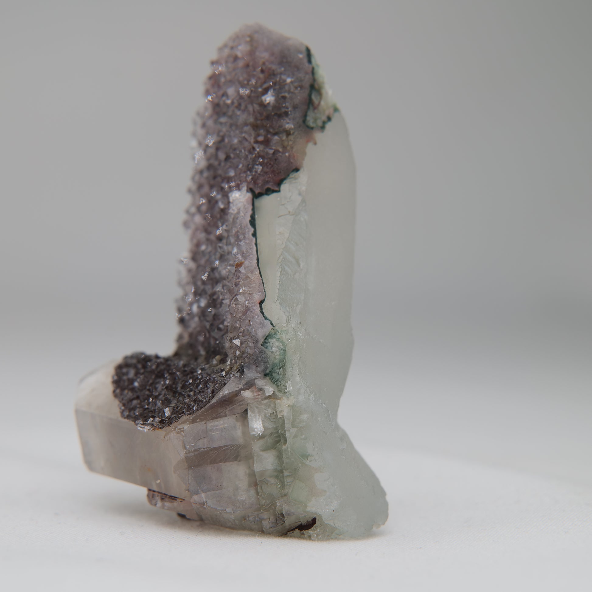 Sugar Amethyst druzy, 40g, front right view