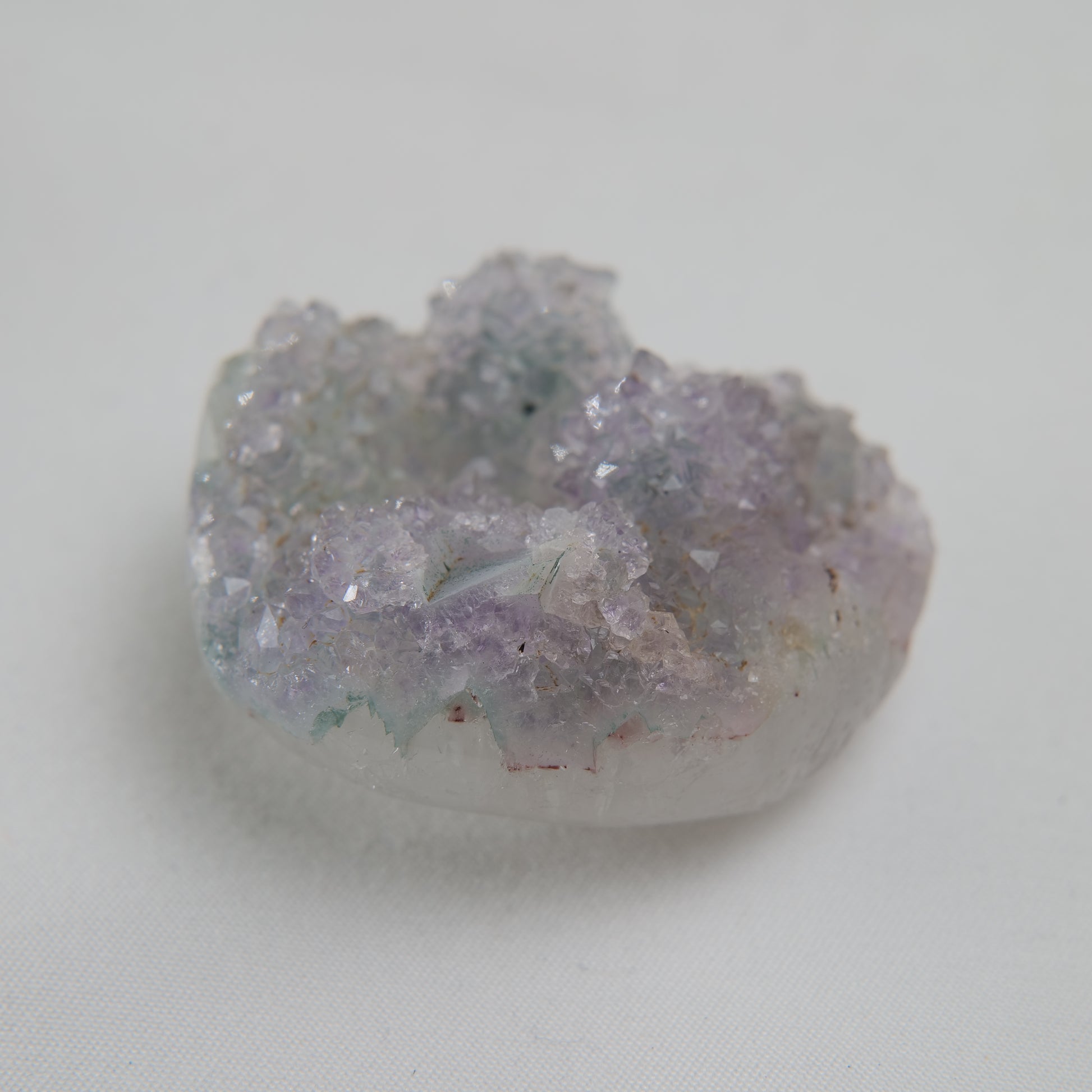 Sugar Amethyst druzy, 44g, reverse view