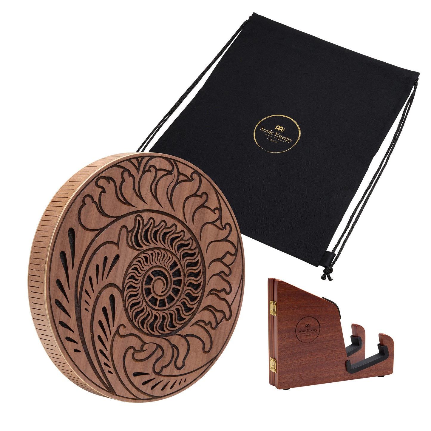 MEINL Sonic Energy 10" Rain Disk, Ocean Sound, Fibonacci-Inspired Carving detail view 3 at Luna Panther