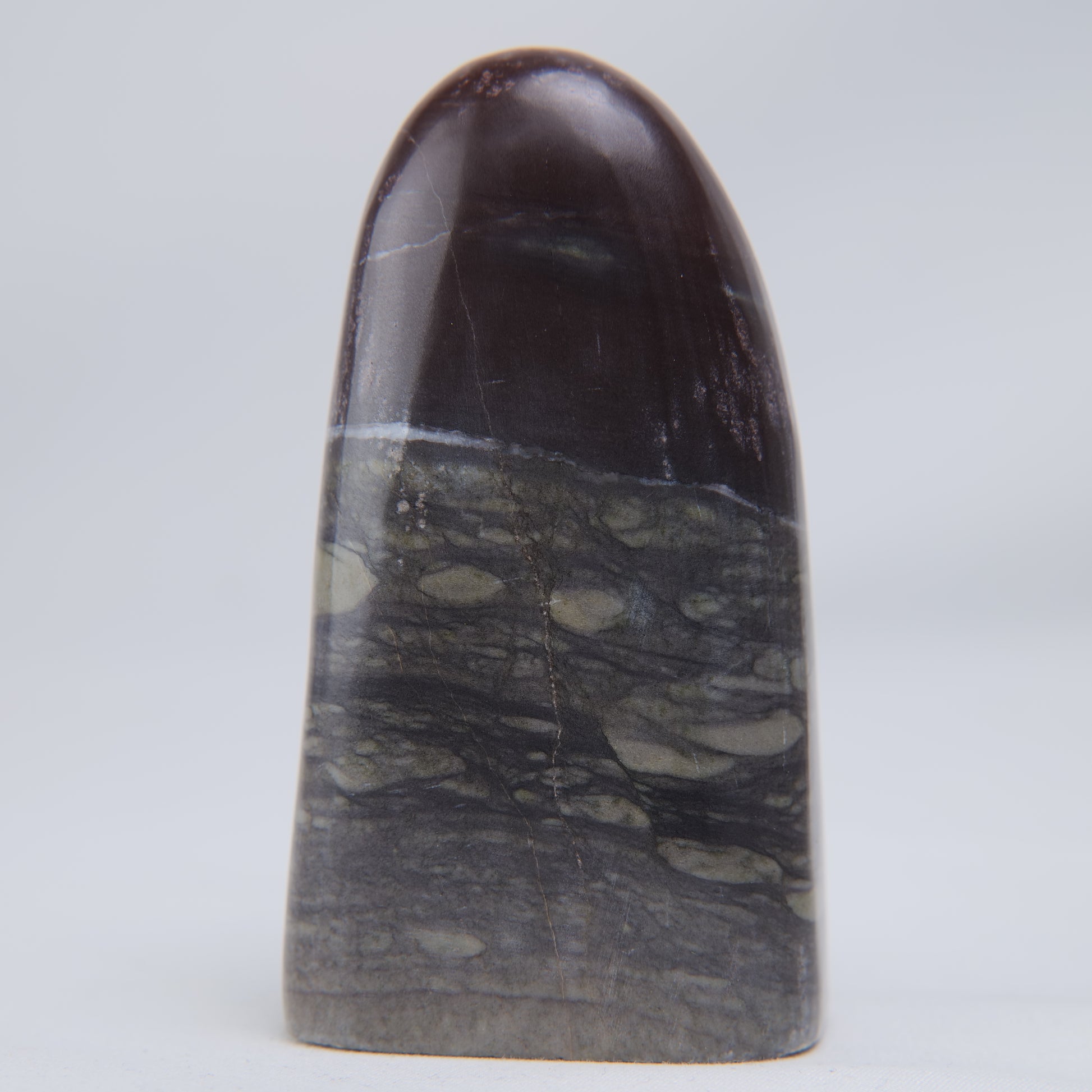 Liver Jade Freeform, 230g, liver jade freeform 230g front right view