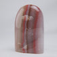 Pink Banded Onyx Freeform, 337g, pink banded onyx freeform 337g reverse side view
