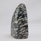 Zebra Calcite Freeform, 295g, zebra calcite freeform 295g front right view