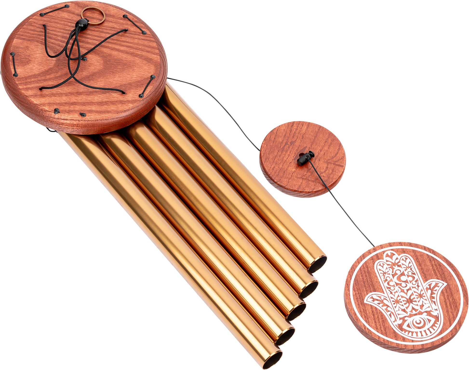 MEINL Sonic Energy Hamsa Meditation Chime 36"/90 cm - 432 Hz - Bronze detail view 10 at Luna Panther