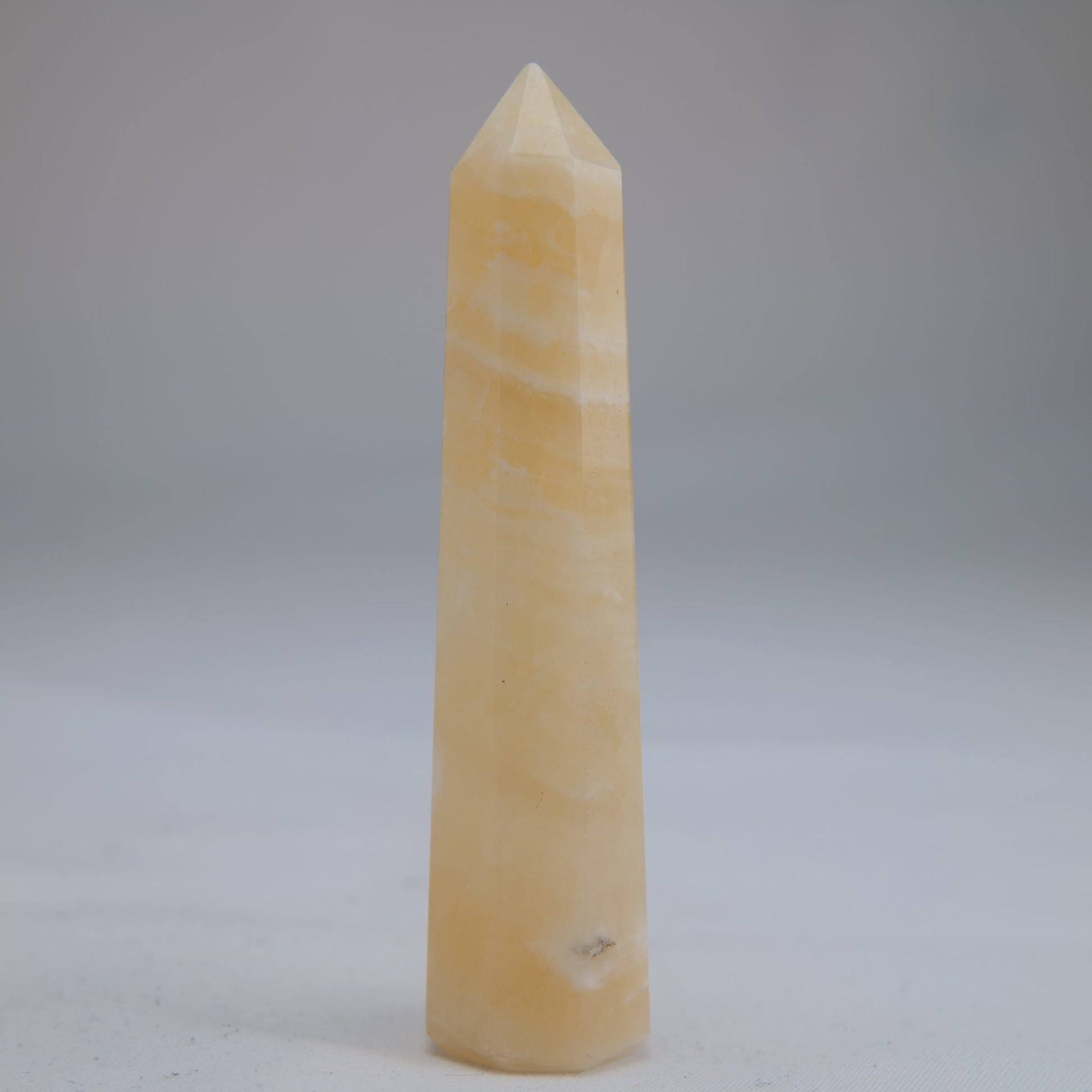 Yellow Banded Calcite Point 52g additional-3