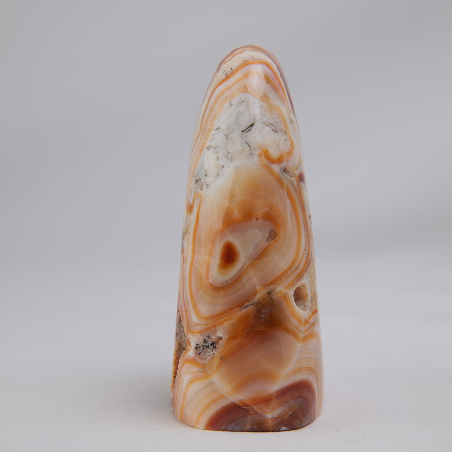 Brown Aragonite Freeform, 289g, brown aragonite freeform 289g back view
