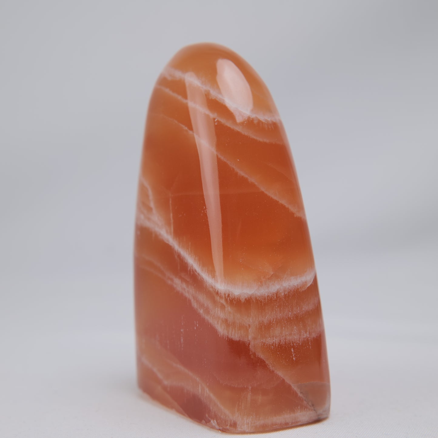 Honey Calcite Freeform, 255g, honey calcite freeform 255g back view