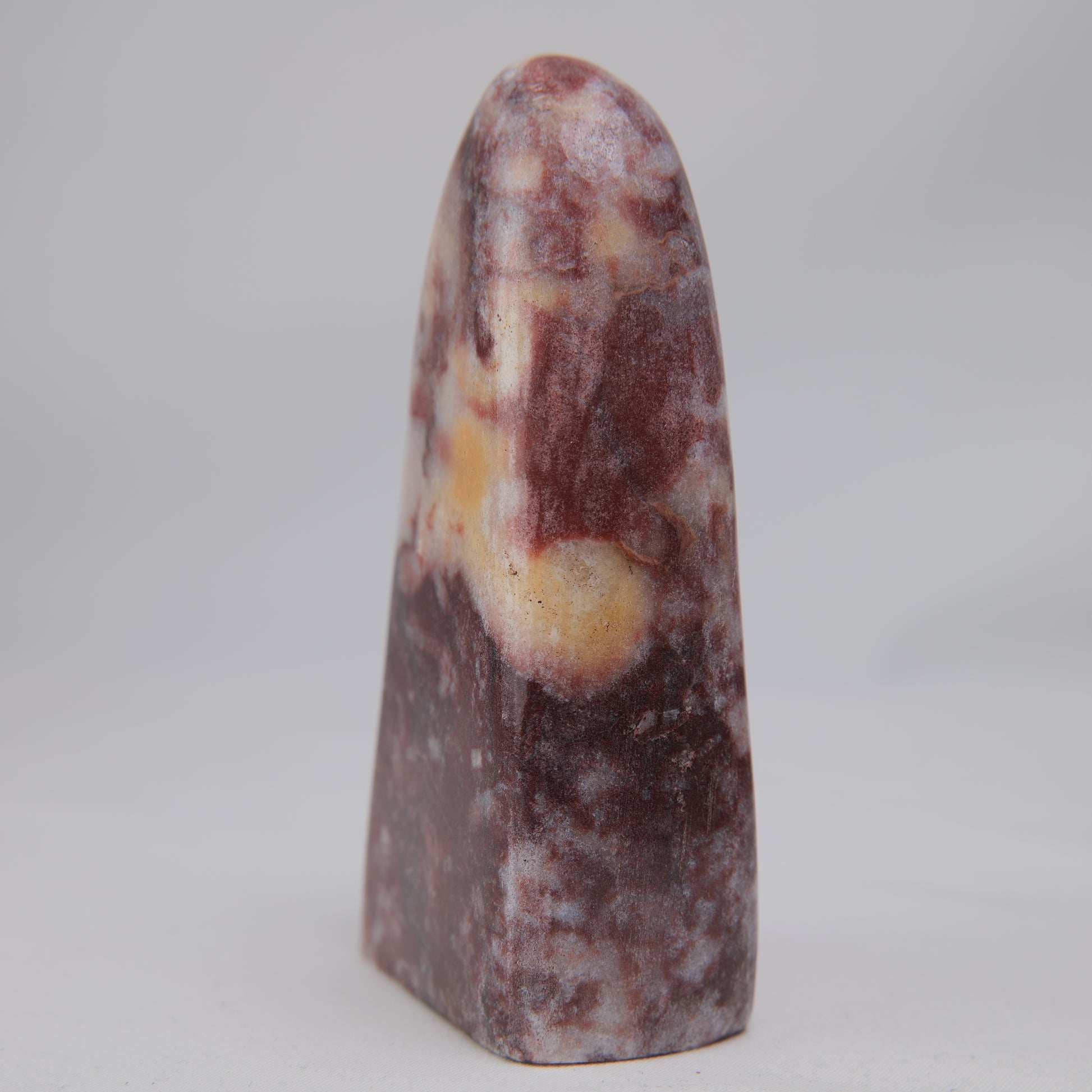 Strawberry Calcite Freeform, 263g, strawberry calcite freeform 263g side view