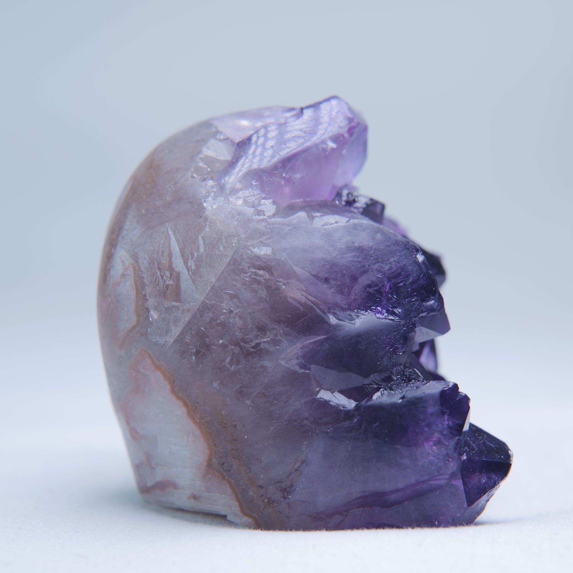 Uruguay Amethyst Druzy Freeform 129g – back view