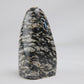 Zebra Calcite Freeform, 295g, zebra calcite freeform 295g back view