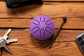 MEINL Sonic Energy Pocket Steel Tongue Drum 3" - A Major/6 Notes/440 Hz - Lotus Flower/Purple detail view 6 at Luna Panther