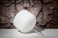 MEINL Sonic Energy White-frosted Crystal Singing Bowl with Handle 10" - F4/Heart Chakra/432 Hz detail view 2 at Luna Panther
