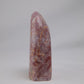 Strawberry Calcite Freeform 283g, 283g, strawberry calcite freeform 283g side view