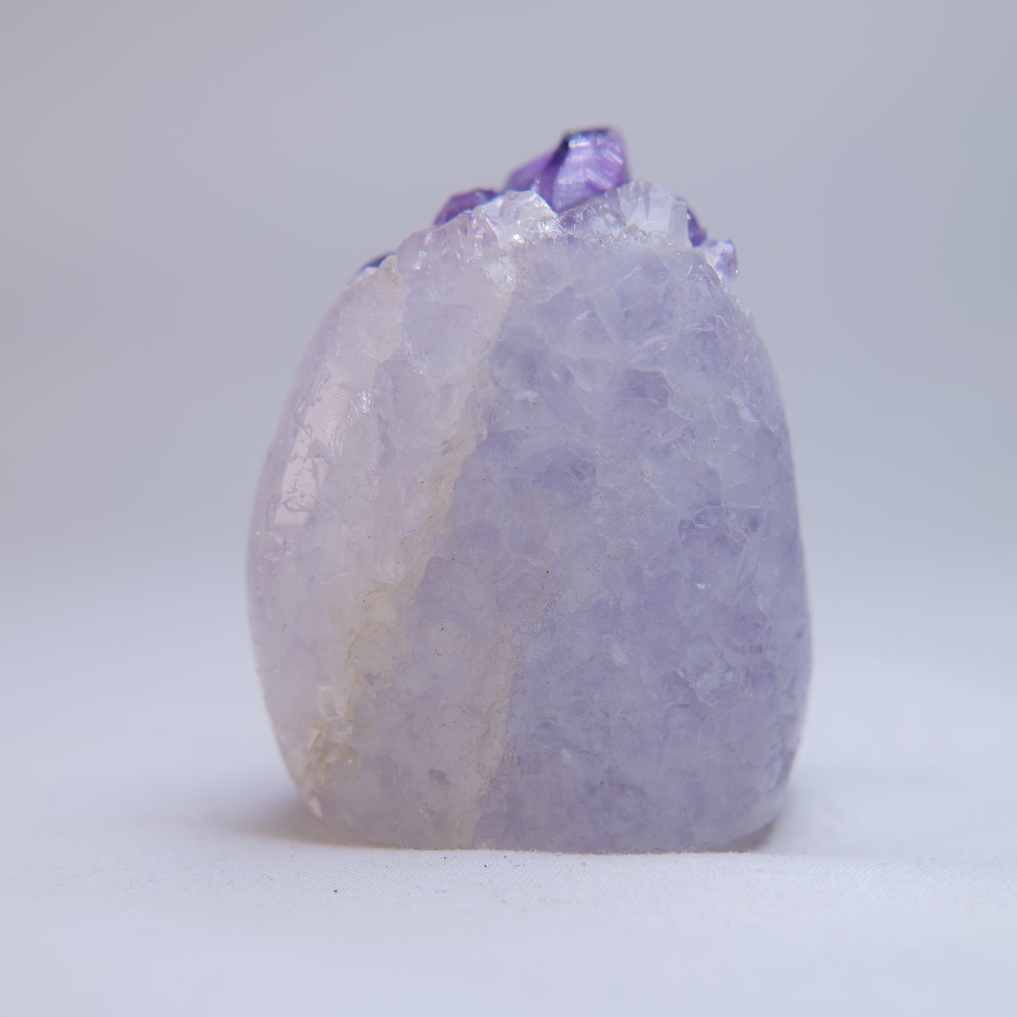 Uruguay Amethyst druzy freeform 187g – back view