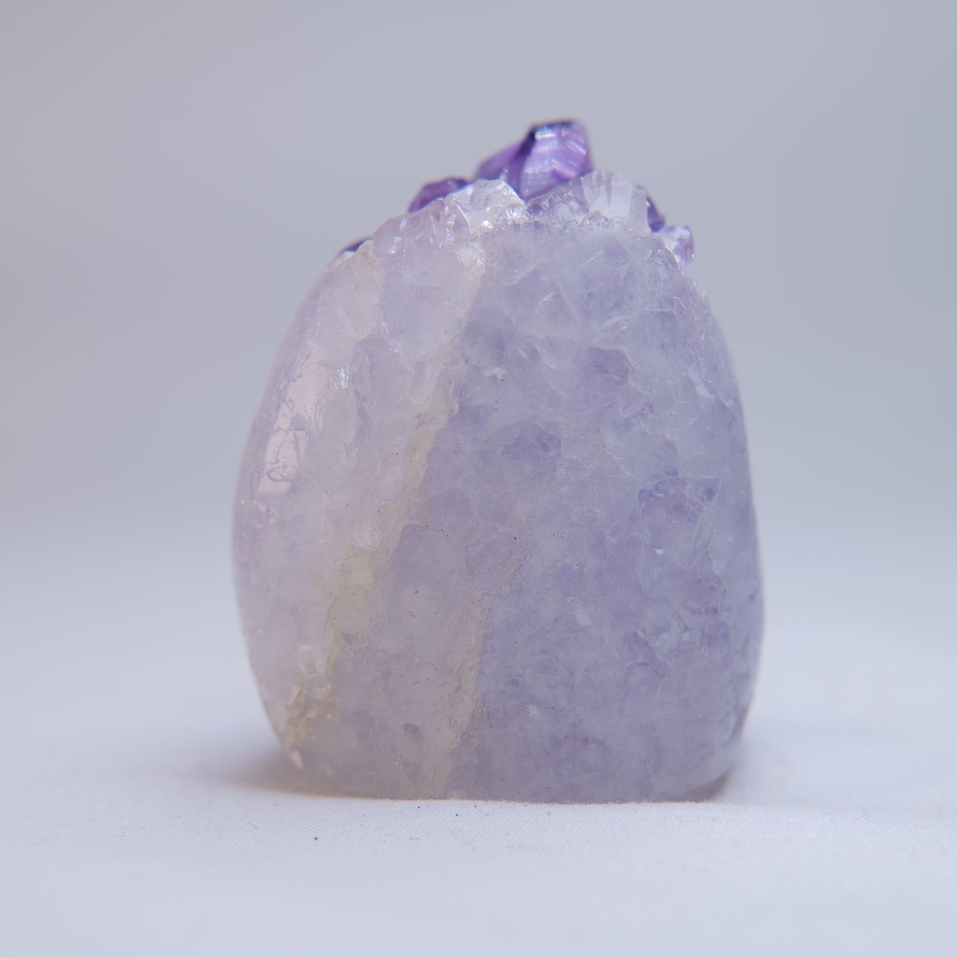 Uruguay Amethyst druzy freeform 187g – back view