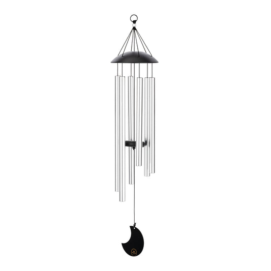 MEINL Sonic Energy Moon Meditation Chime 32"/80 cm - 432 Hz - Round Arch/Silver at Luna Panther