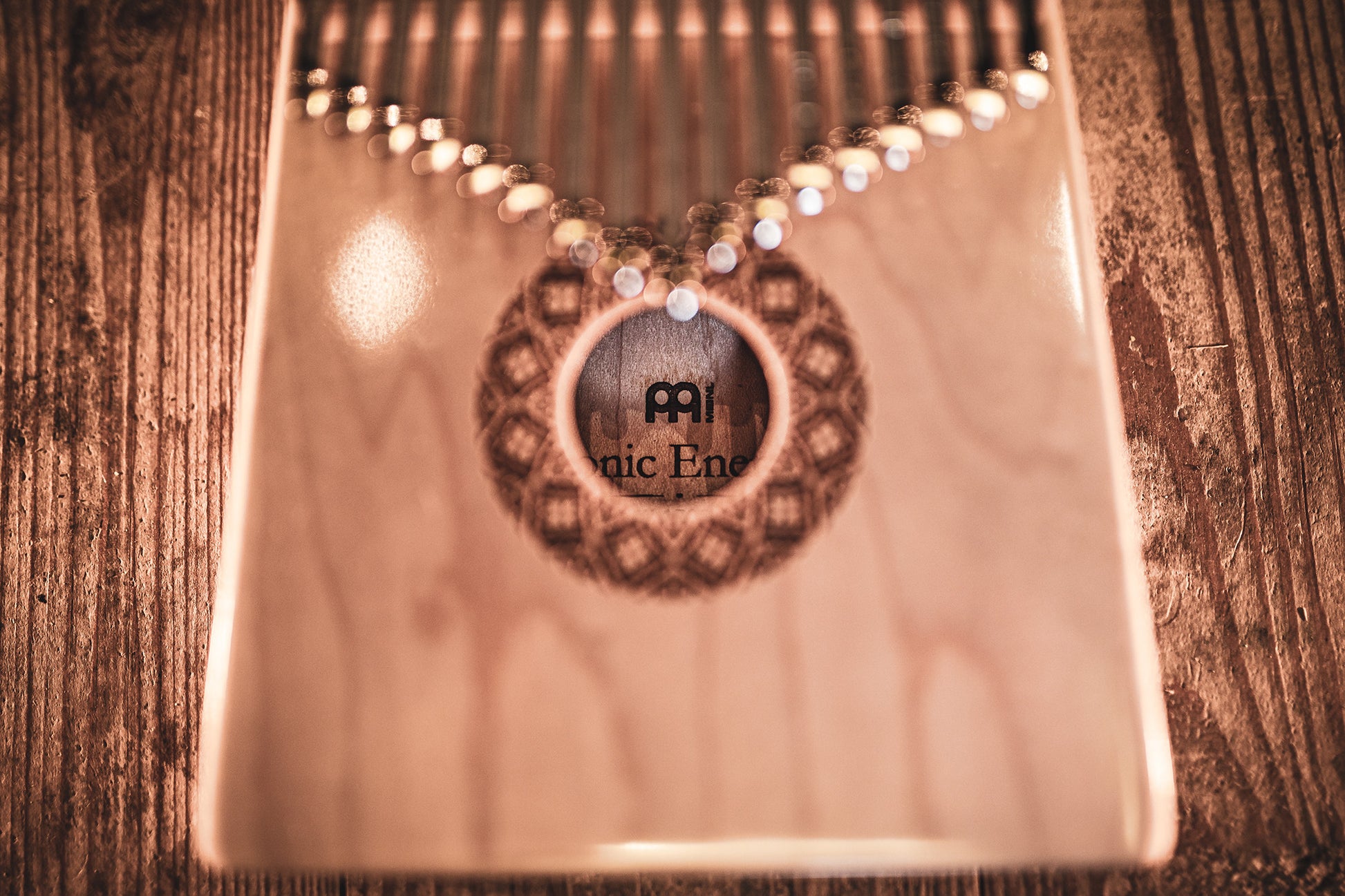Meinl Sonic Energy Sound Hole Kalimba - 17 notes, maple detail view 12 at Luna Panther