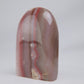 Pink Banded Onyx Freeform, 337g, pink banded onyx freeform 337g pink banding detail