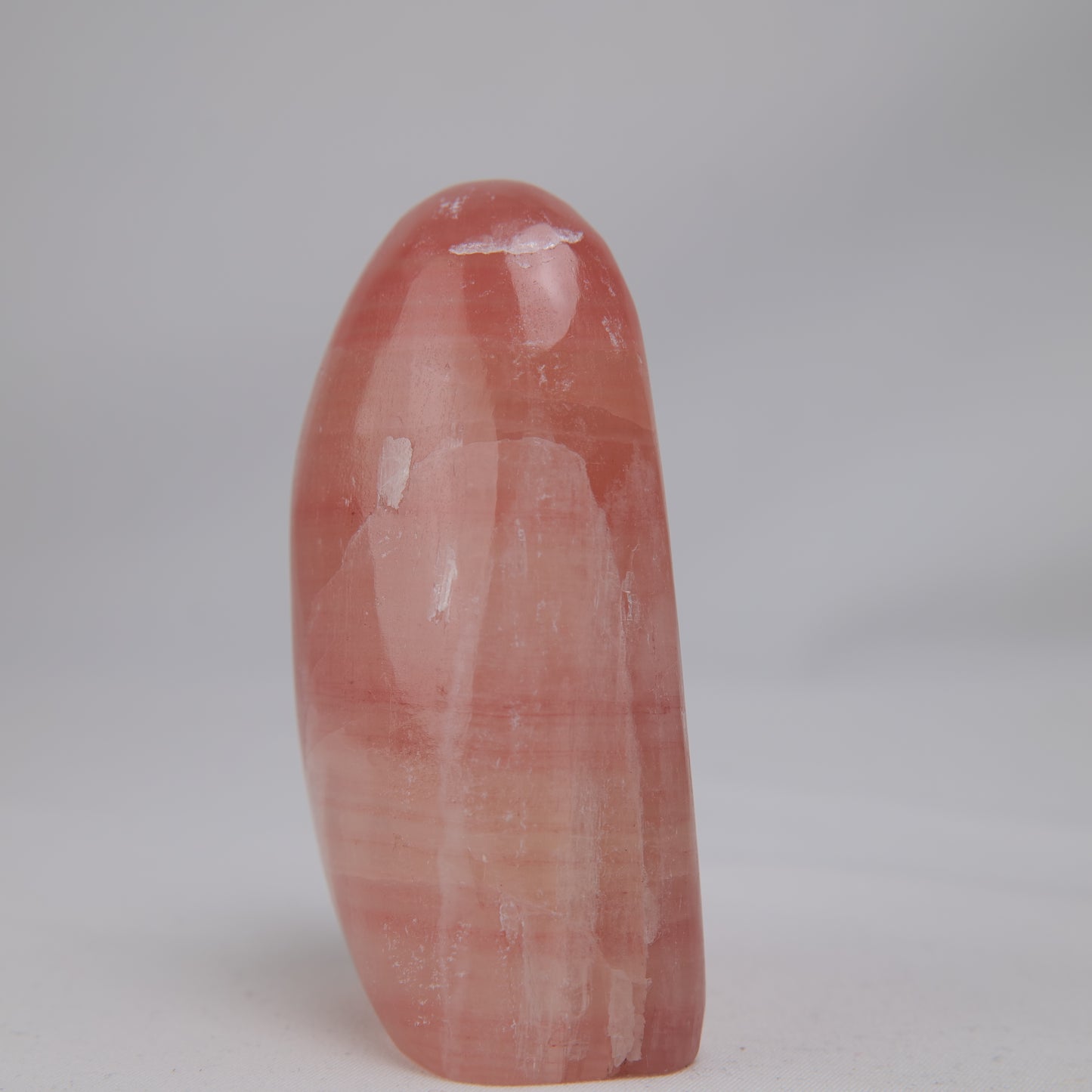 Rose Calcite Freeform, 254g, rose calcite freeform 254g rose calcite detail