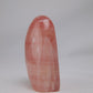 Rose Calcite Freeform, 254g, rose calcite freeform 254g rose calcite detail