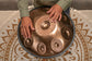 MEINL Sonic Energy Sensory Handpan, Stainless Steel, Bb2 Amara, 9 Notes, 432 Hz, Vintage coppe detail view 10 at Luna Panther