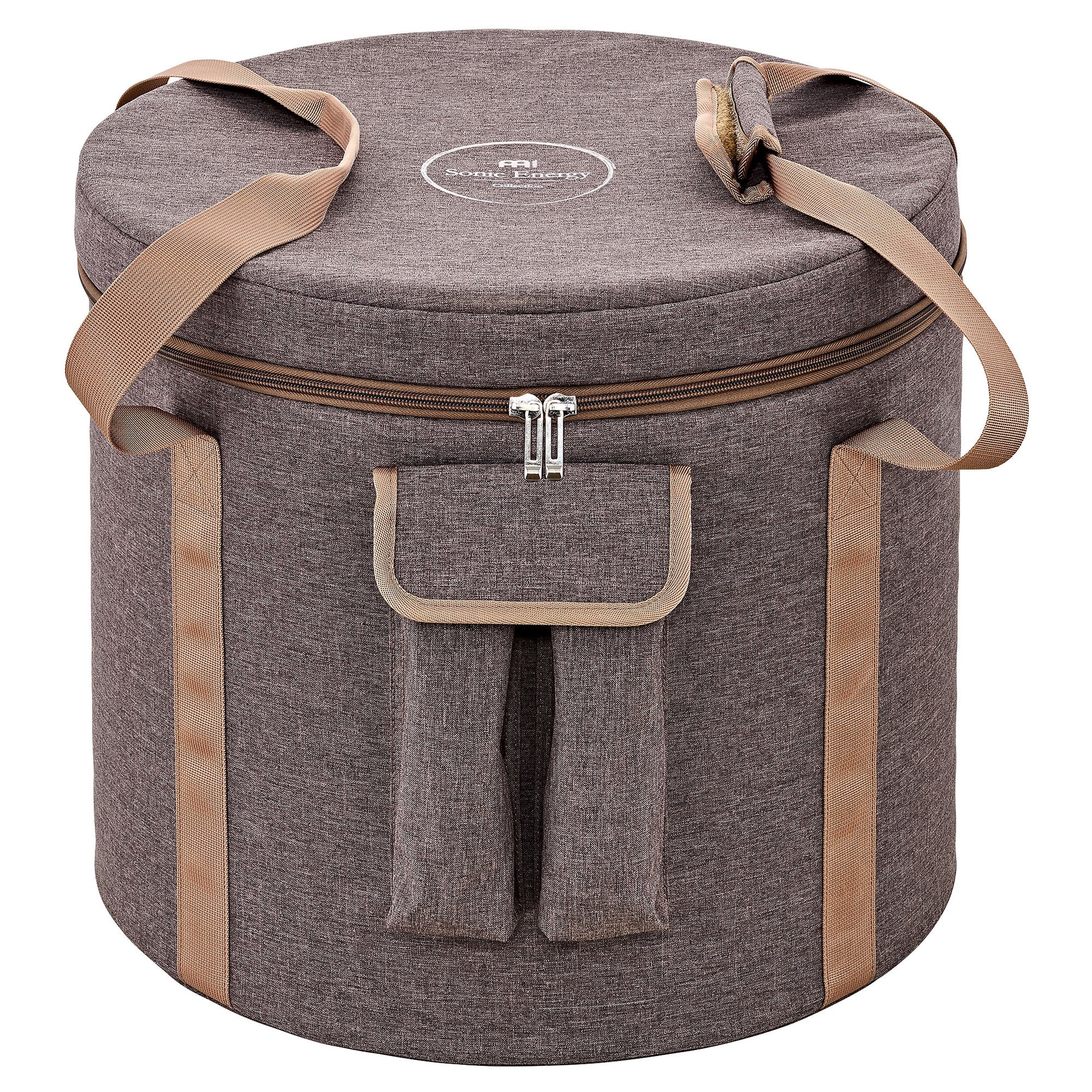 MEINL Sonic Energy 14" Crystal Singing Bowl Bag, for 13" & 14" bowls - Brown at Luna Panther